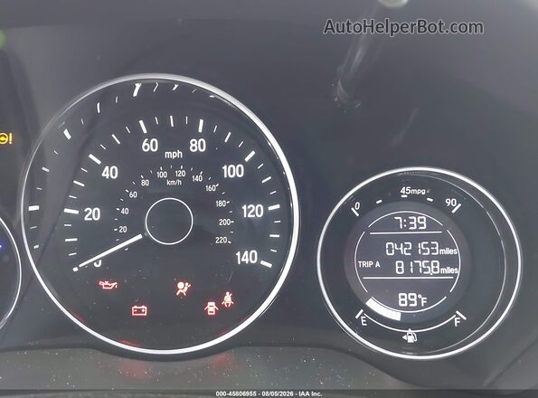 3CZRU5H39MM710969 2021 HONDA HR-V Black Vista de los asientos traseros