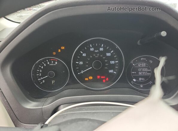 3CZRU5H3XGM752152 2016 HONDA HR-V Белый Вид щитка приборов