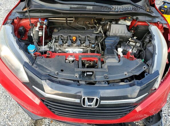 3CZRU5H3XHM722456 2017 HONDA HR-V Red უკანა სალონის ხედი