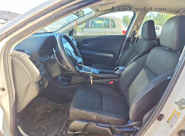3CZRU5H3XJM101028 2018 HONDA HR-V White Widok wnętrza z przodu