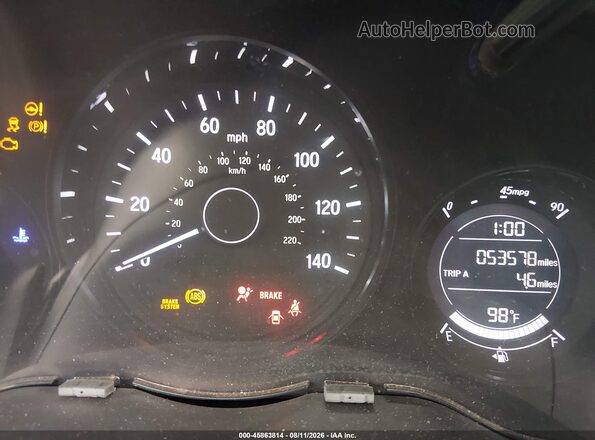 3CZRU5H3XMM722287 2021 HONDA HR-V White Vista de los asientos traseros