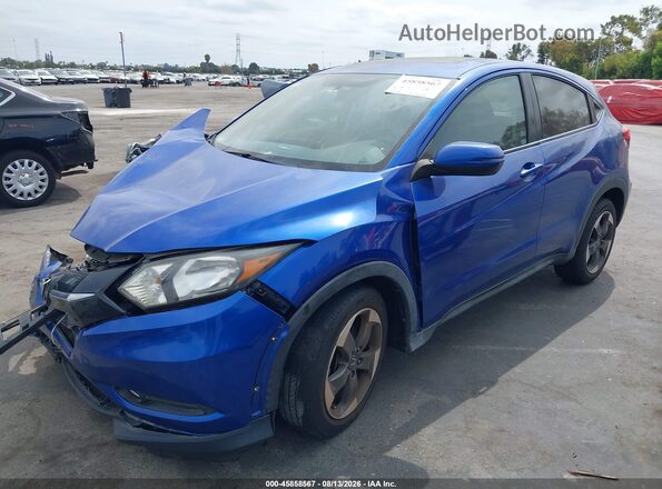 3CZRU5H50JM707133 2018 HONDA HR-V Blue Передня ліва чверть