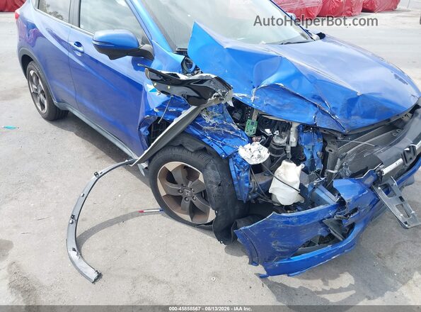 3CZRU5H50JM707133 2018 HONDA HR-V Blue Вид спереду