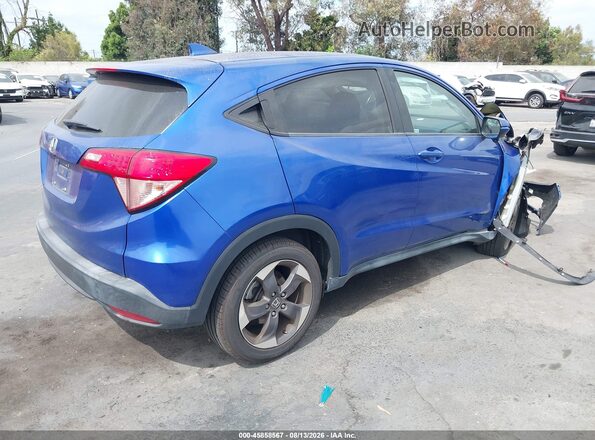 3CZRU5H50JM707133 2018 HONDA HR-V Blue Задня права чверть