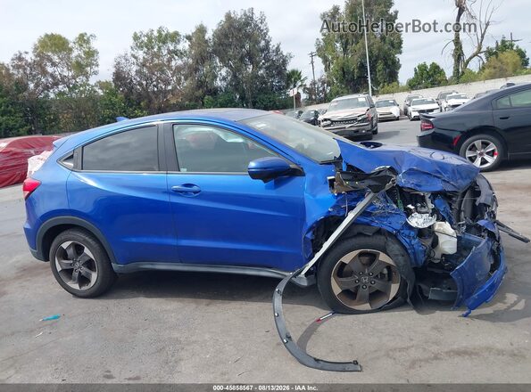 3CZRU5H50JM707133 2018 HONDA HR-V Blue Вид задньої частини салону