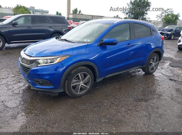 3CZRU5H52MM705095 2021 HONDA HR-V Blue Przód lewy