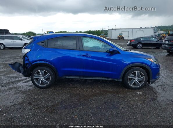 3CZRU5H52MM705095 2021 HONDA HR-V Blue Widok zestawu wskaźników