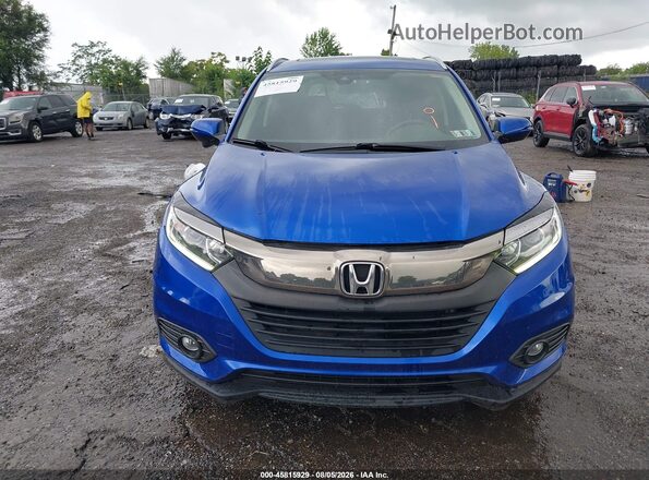 3CZRU5H52MM705095 2021 HONDA HR-V Blue Widok deski rozdzielczej