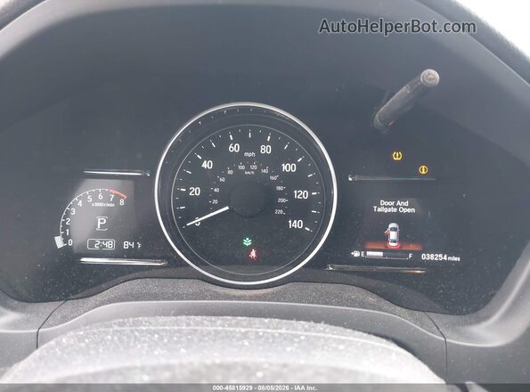 3CZRU5H52MM705095 2021 HONDA HR-V Blue Widok tylnych siedzeń