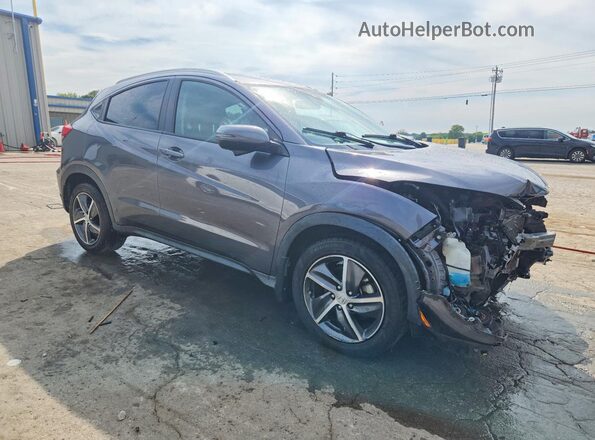 3CZRU5H52MM729672 2021 HONDA HR-V Gray Przód prawy