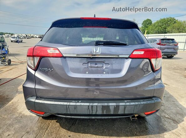 3CZRU5H52MM729672 2021 HONDA HR-V Gray Widok z tyłu