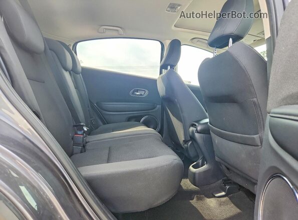 3CZRU5H52MM729672 2021 HONDA HR-V Gray Widok wnętrza z tyłu