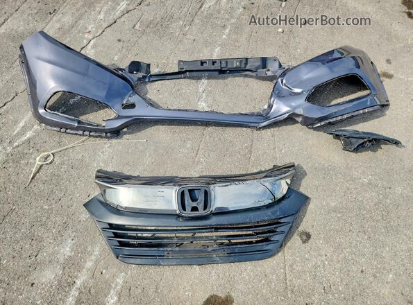 3CZRU5H52MM729672 2021 HONDA HR-V Gray Widok naklejki z numerem VIN