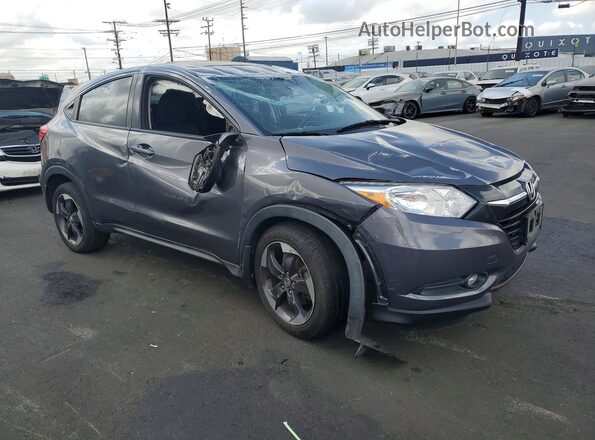 3CZRU5H53JG700742 2018 HONDA HR-V Charcoal Przód prawy