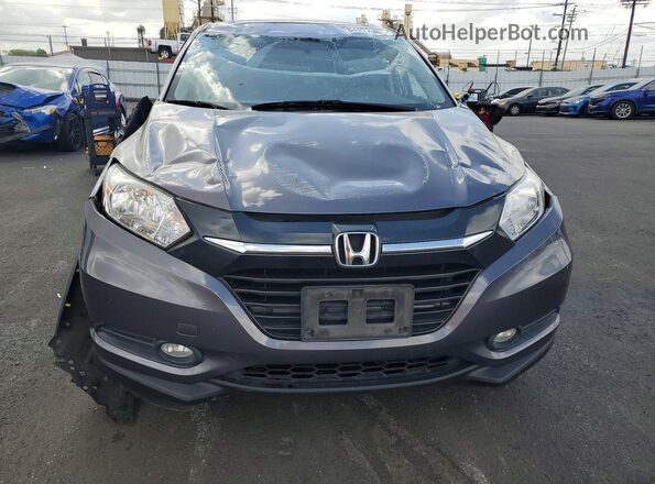 3CZRU5H53JG700742 2018 HONDA HR-V Charcoal Widok z przodu