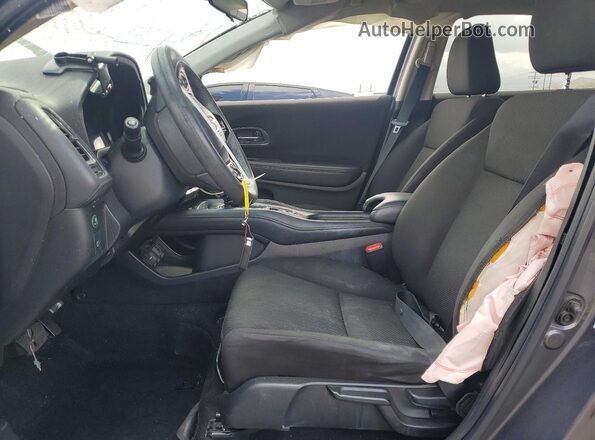 3CZRU5H53JG700742 2018 HONDA HR-V Charcoal Widok wnętrza z przodu
