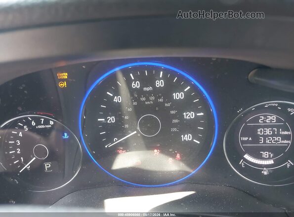 3CZRU5H54HM701538 2017 HONDA HR-V Gray Vista de los asientos traseros