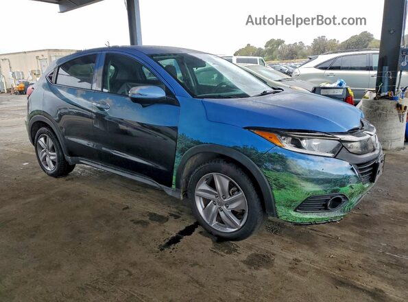 3CZRU5H54KM711512 2019 HONDA HR-V Blue Przód prawy