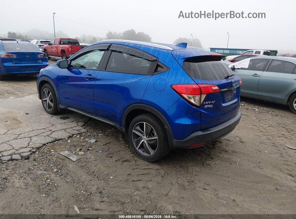 3CZRU5H54MM701193 2021 HONDA HR-V Blue Հետևի ձախ