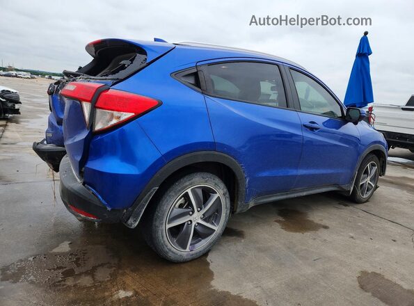 3CZRU5H54MM730502 2021 HONDA HR-V Blue Задня права чверть