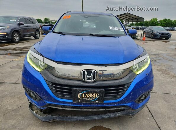 3CZRU5H54MM730502 2021 HONDA HR-V Blue Вид спереду