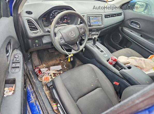 3CZRU5H54MM730502 2021 HONDA HR-V Blue Вид панелі приладів
