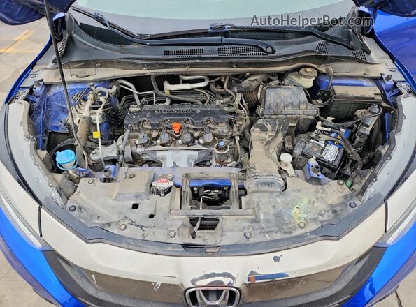 3CZRU5H54MM730502 2021 HONDA HR-V Blue Вид задньої частини салону