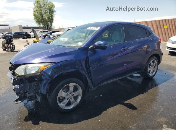 3CZRU5H55HG708481 2017 HONDA HR-V Blue 