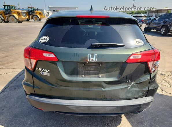 3CZRU5H55HM712824 2017 HONDA HR-V Green Вид ззаду