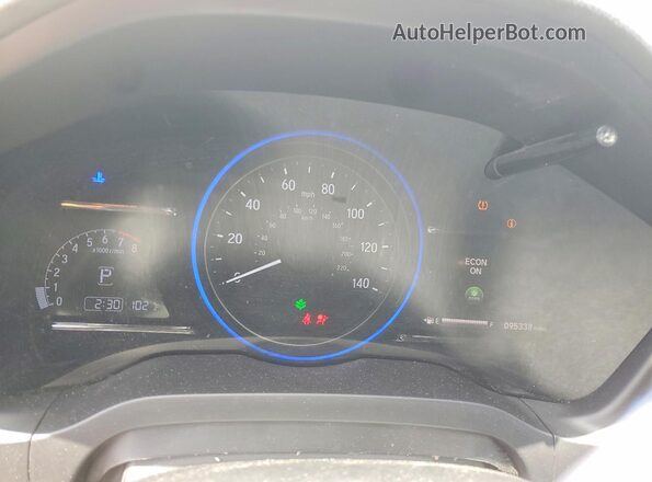 3CZRU5H55KM710868 2019 HONDA HR-V Белый Вид щитка приборов