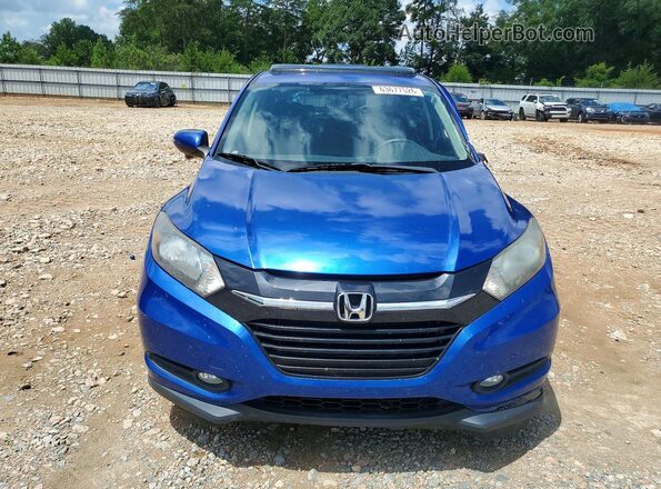 3CZRU5H57JM704004 2018 HONDA HR-V Blue Դիմացի տեսք