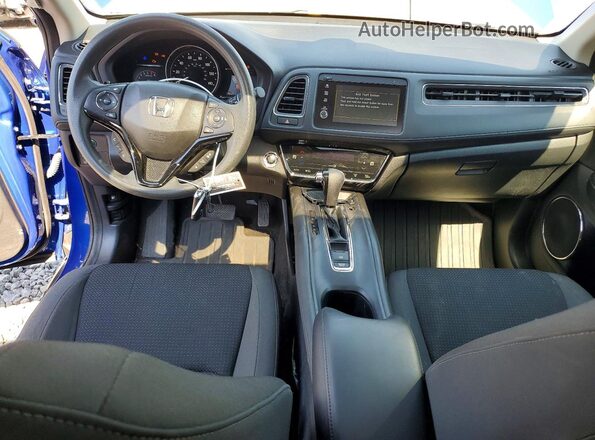 3CZRU5H57MM708350 2021 HONDA HR-V Blue Առջևի վահանակի տեսք