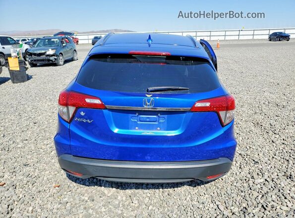 3CZRU5H57MM708350 2021 HONDA HR-V Blue Հետևի տեսք