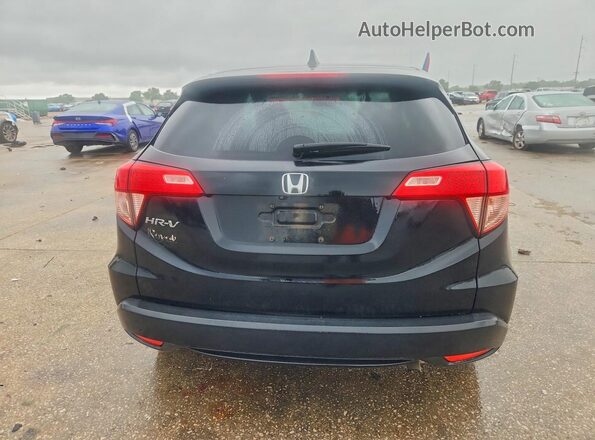 3CZRU5H58HM716544 2017 HONDA HR-V Black Вид ззаду