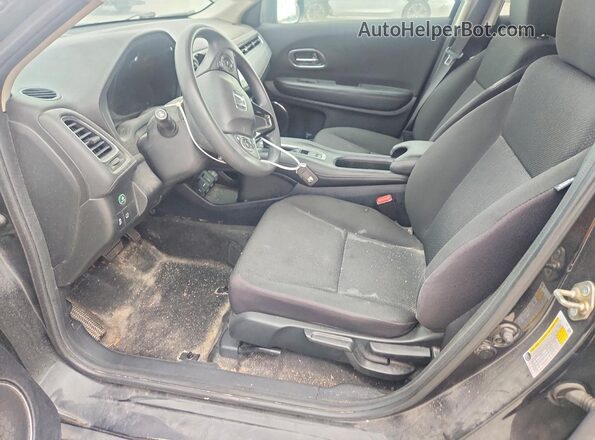 3CZRU5H58HM716544 2017 HONDA HR-V Black Вид салону спереду