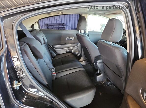3CZRU5H58HM723297 2017 HONDA HR-V Черный Вид задней части салона