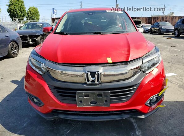 3CZRU5H58KM714543 2019 HONDA HR-V Red Vista frontal