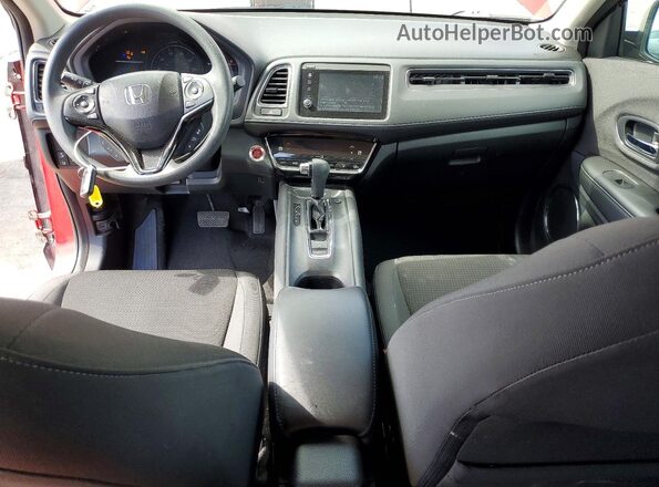 3CZRU5H58KM714543 2019 HONDA HR-V Red Vista del salpicadero