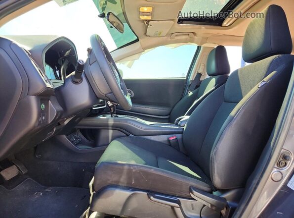 3CZRU5H59GM711982 2016 HONDA HR-V Gray Vista interior delantera