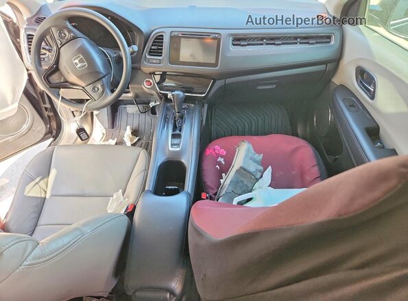 3CZRU5H59JM723251 2018 HONDA HR-V Black Առջևի վահանակի տեսք