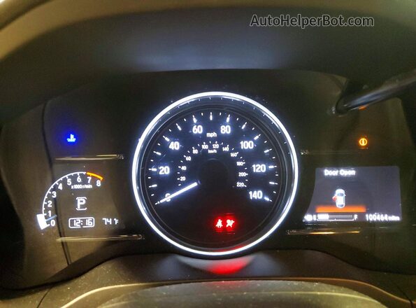 3CZRU5H59KM707617 2019 HONDA HR-V Black Սարքավորումների վահանակի տեսք