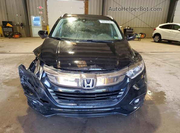 3CZRU5H59KM707617 2019 HONDA HR-V Black Դիմացի տեսք
