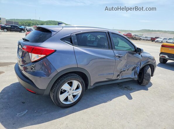 3CZRU5H59KM723297 2019 HONDA HR-V Gray Trasero derecho