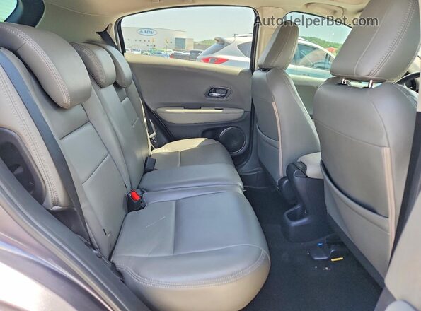 3CZRU5H59KM723297 2019 HONDA HR-V Gray Vista de los asientos traseros