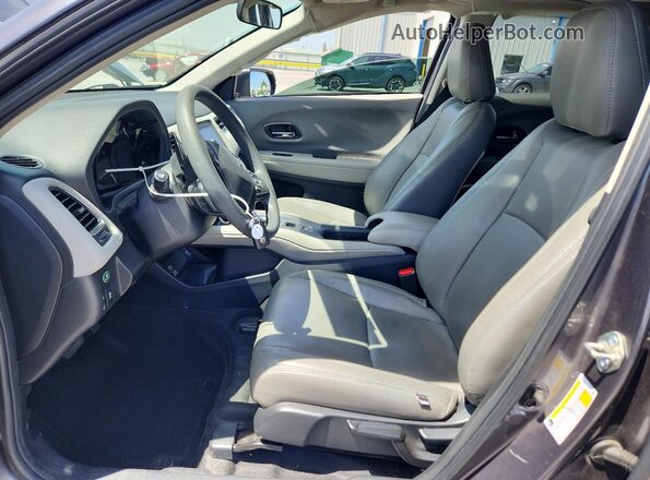 3CZRU5H59KM723297 2019 HONDA HR-V Gray Vista interior delantera