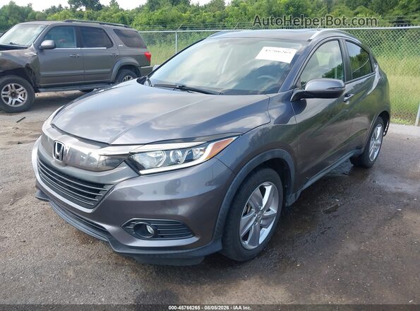 3CZRU5H59LM717596 2020 HONDA HR-V Gray Առջևի ձախ երեք քառորդ տեսարան