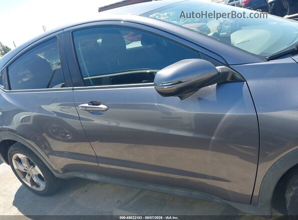 3CZRU5H5XHG710162 2017 HONDA HR-V Gray Widok wnętrza z tyłu