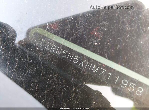 3CZRU5H5XHM711958 2017 HONDA HR-V Белый Вид подкапотного пространства