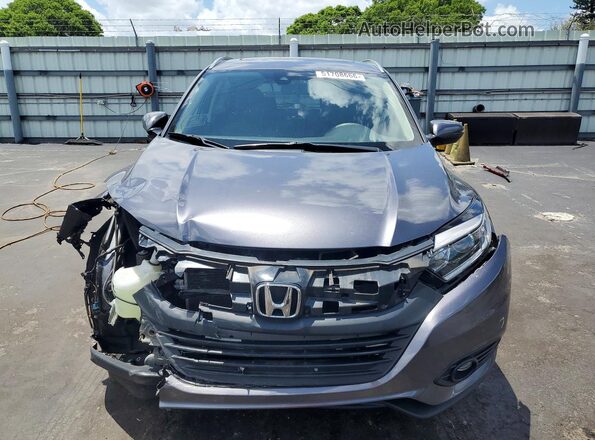 3CZRU5H5XLM700449 2020 HONDA HR-V Gray წინა ხედი