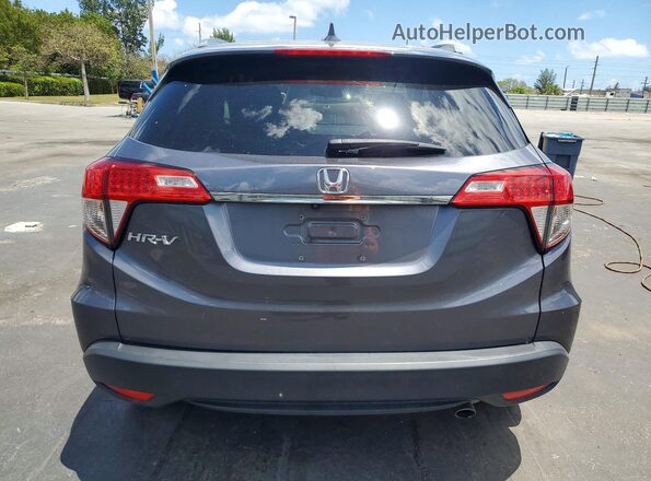 3CZRU5H5XLM700449 2020 HONDA HR-V Gray უკანა ხედი